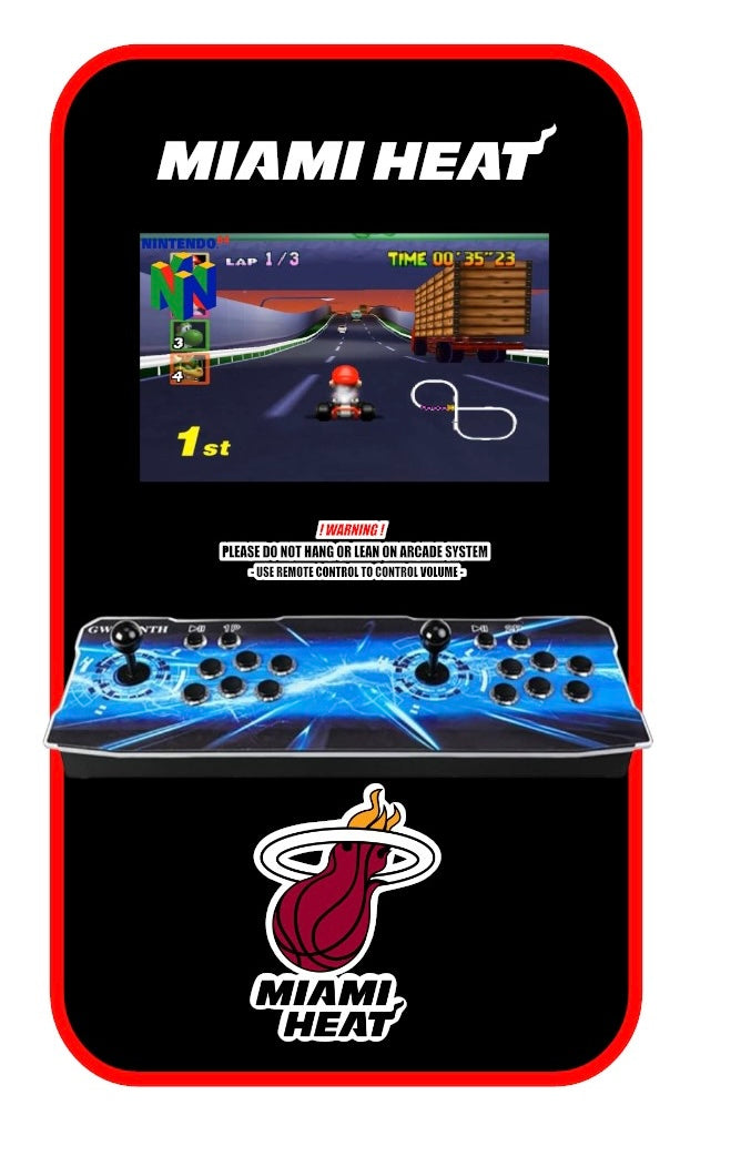Miami Heat Wall Mounted Arcade