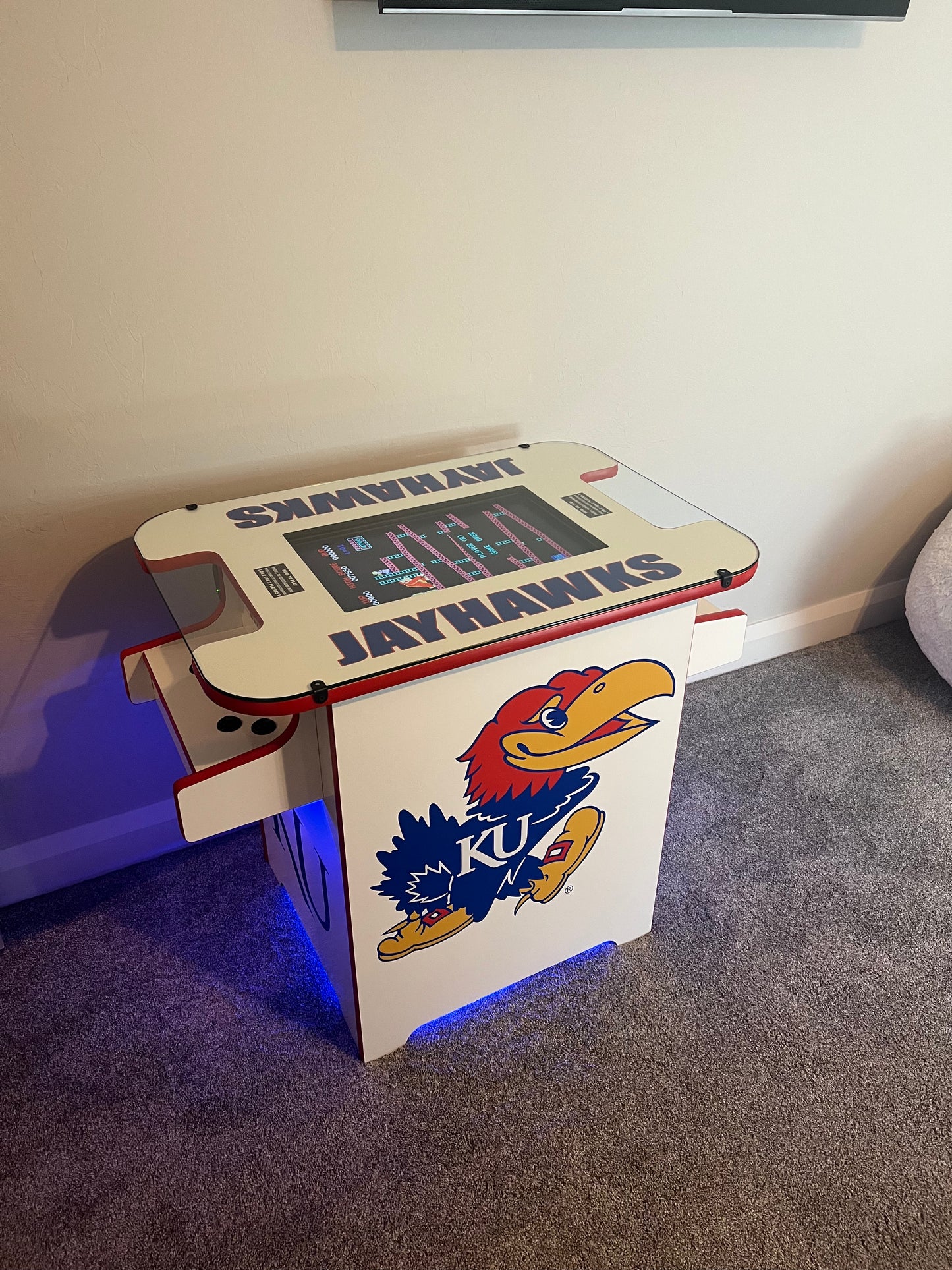 Kansas JayHawks Cocktail Arcade