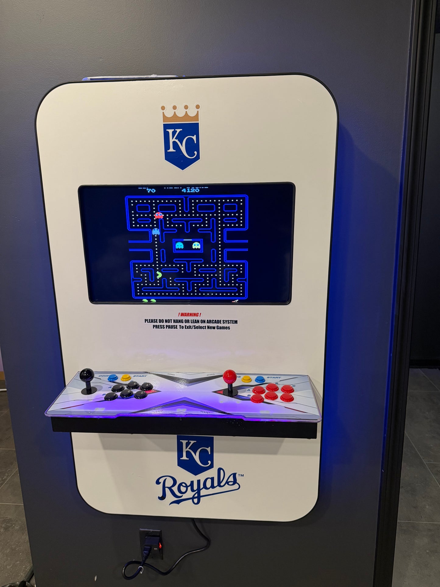Kansas City Royals Themed Wall Arcade