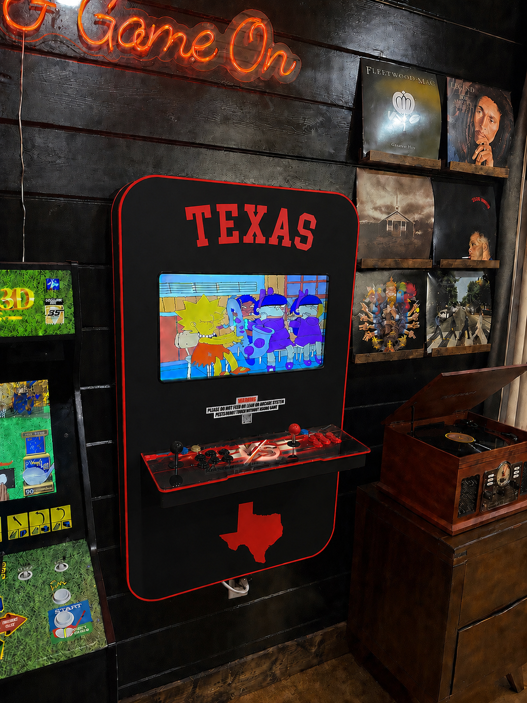 Texas Themed Wall Arcade