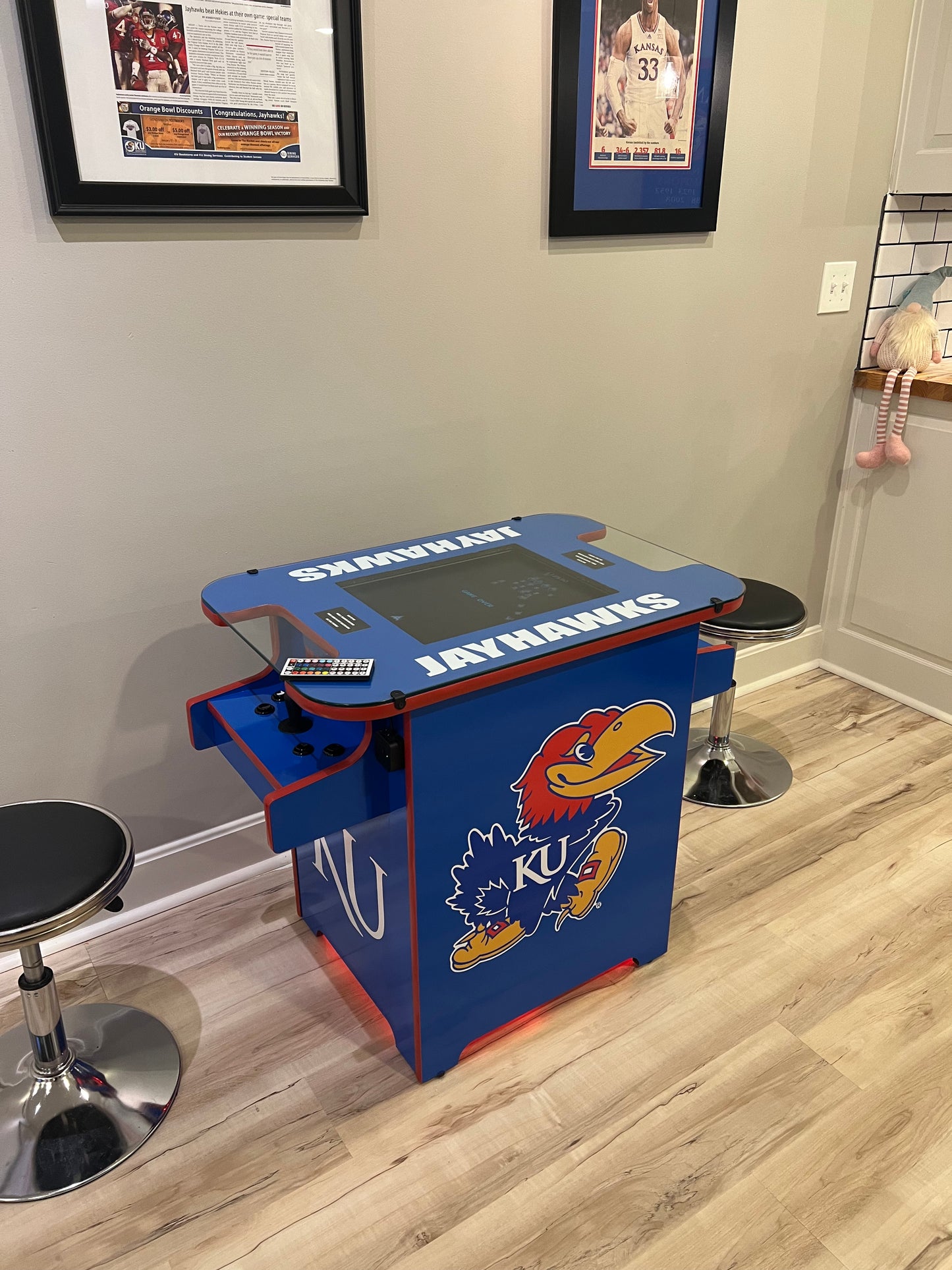 Kansas JayHawks Cocktail Arcade