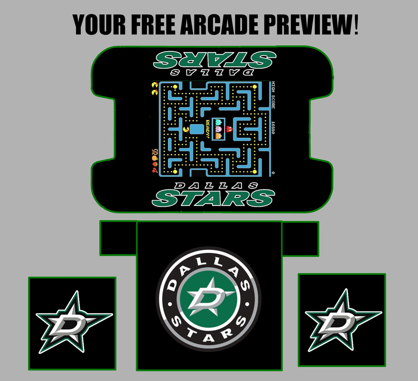 Dallas Stars Cocktail Arcade