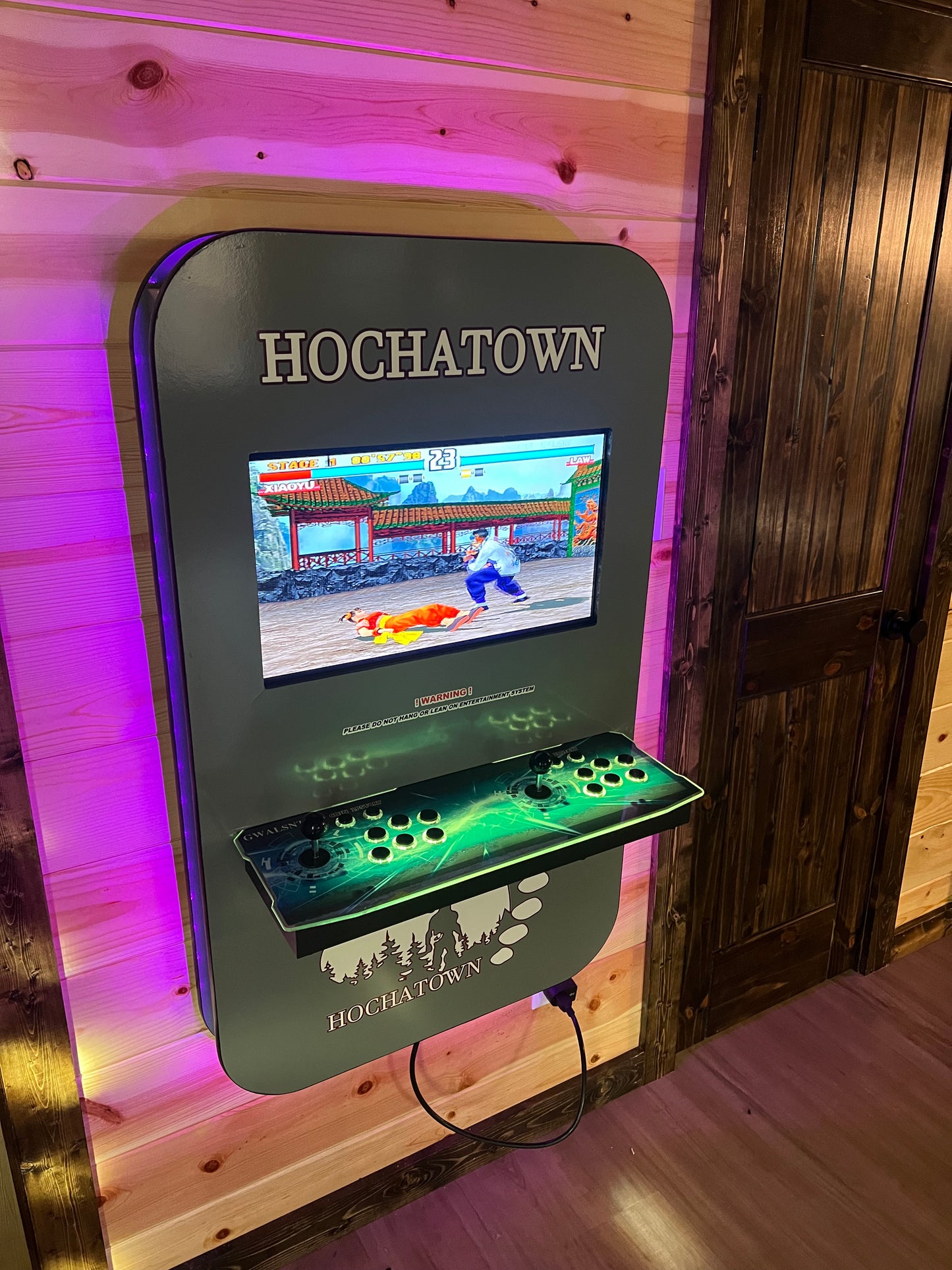 Hochatown Wall Mounted Arcade