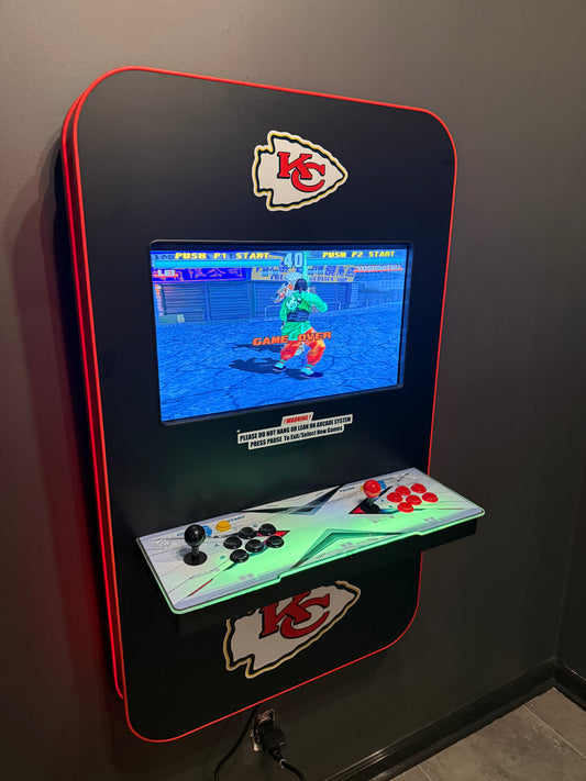 Kansas City Chiefs Themed Wall Arcade