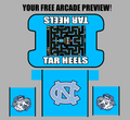 NC Tarheels Cocktail Arcadd