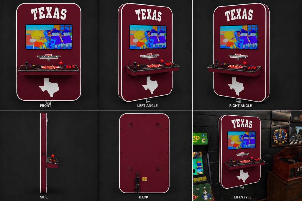 Texas Themed Wall Arcade