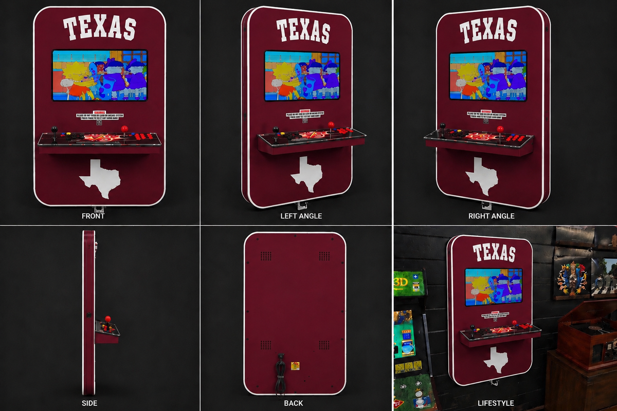Texas Themed Wall Arcade