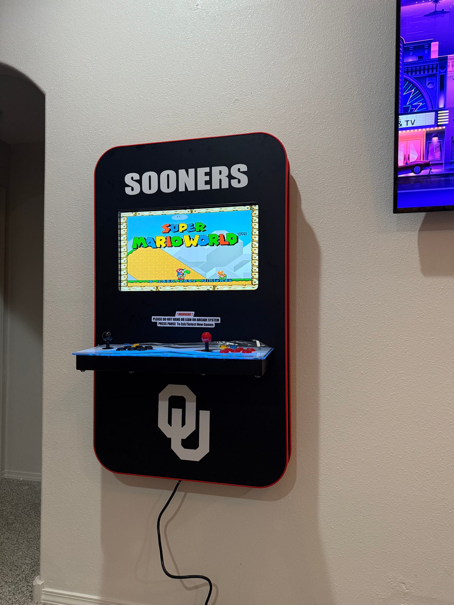 Sooners Themed Wall Arcade