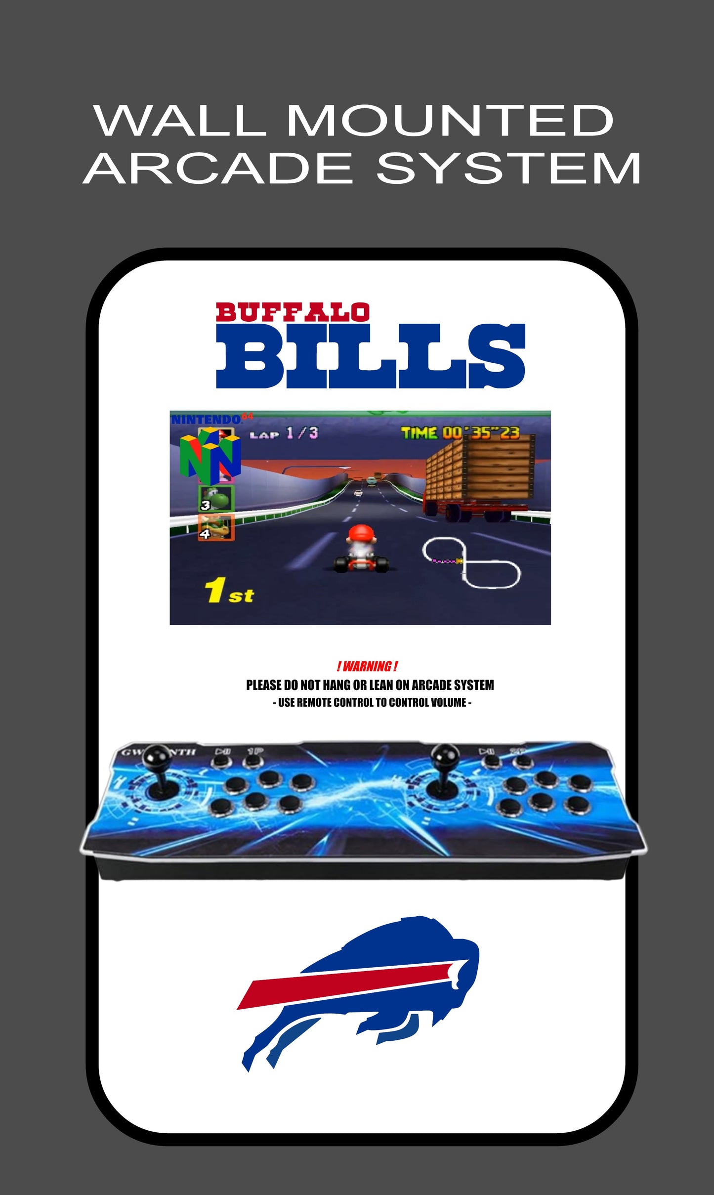 Custom Buffalo Bills Wall unit