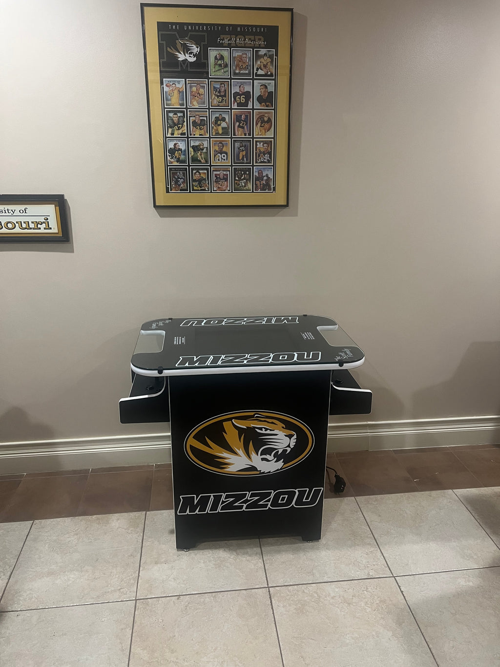 Mizzou Tigers Cocktail Arcade
