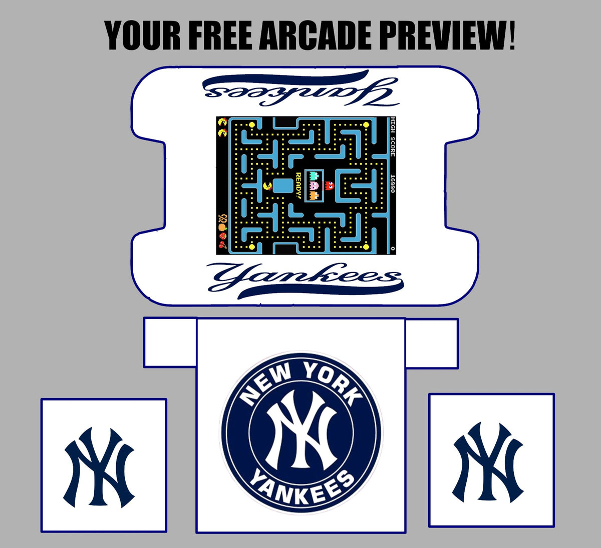 NY Yankees Cocktail Arcade