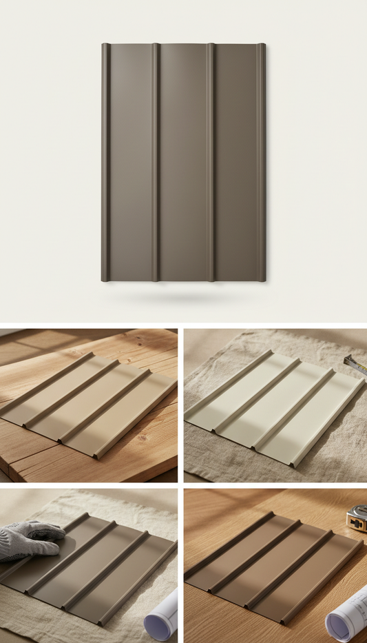Standing Seam Metal Panel Sample