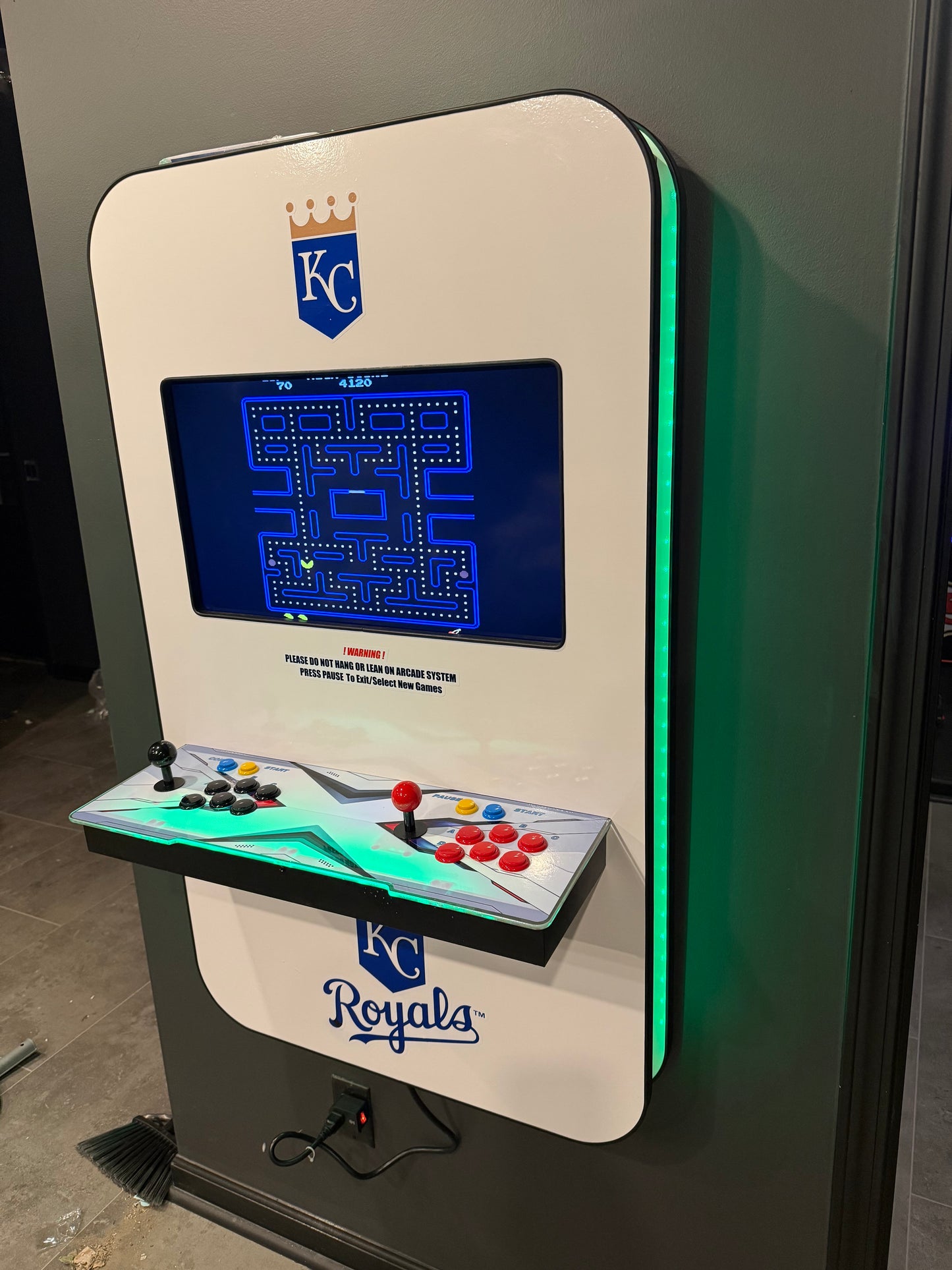Kansas City Royals Themed Wall Arcade