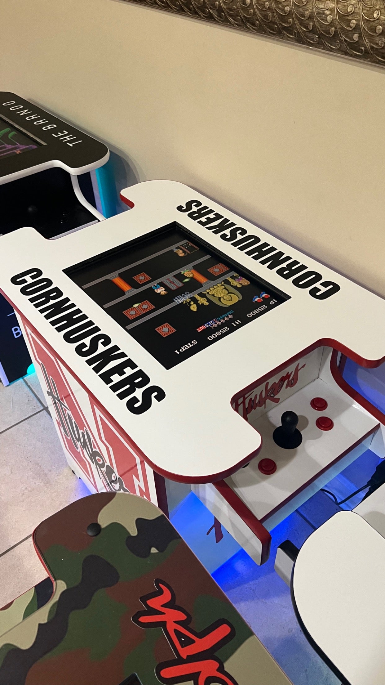 Nebraska Cornhuskers Cocktail Arcade