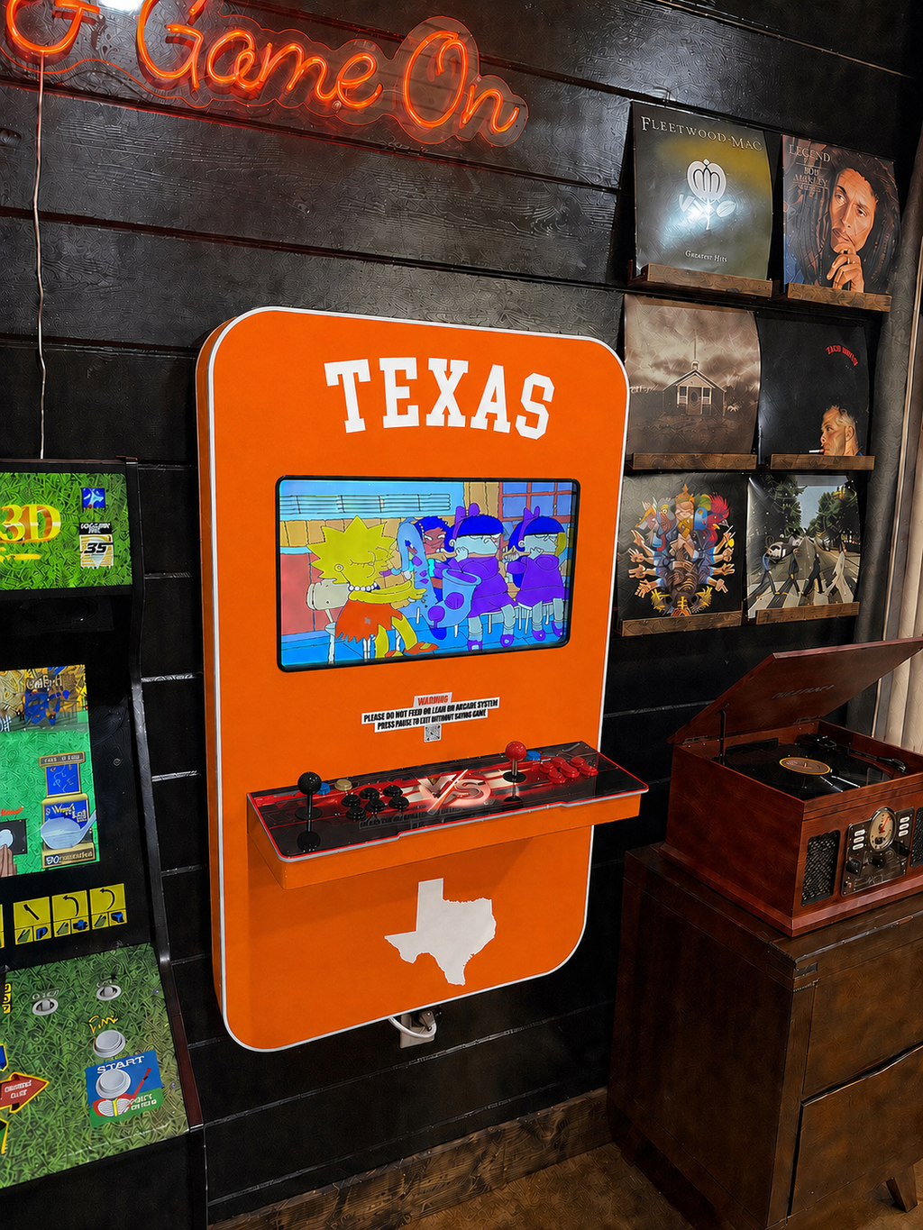 Texas Themed Wall Arcade