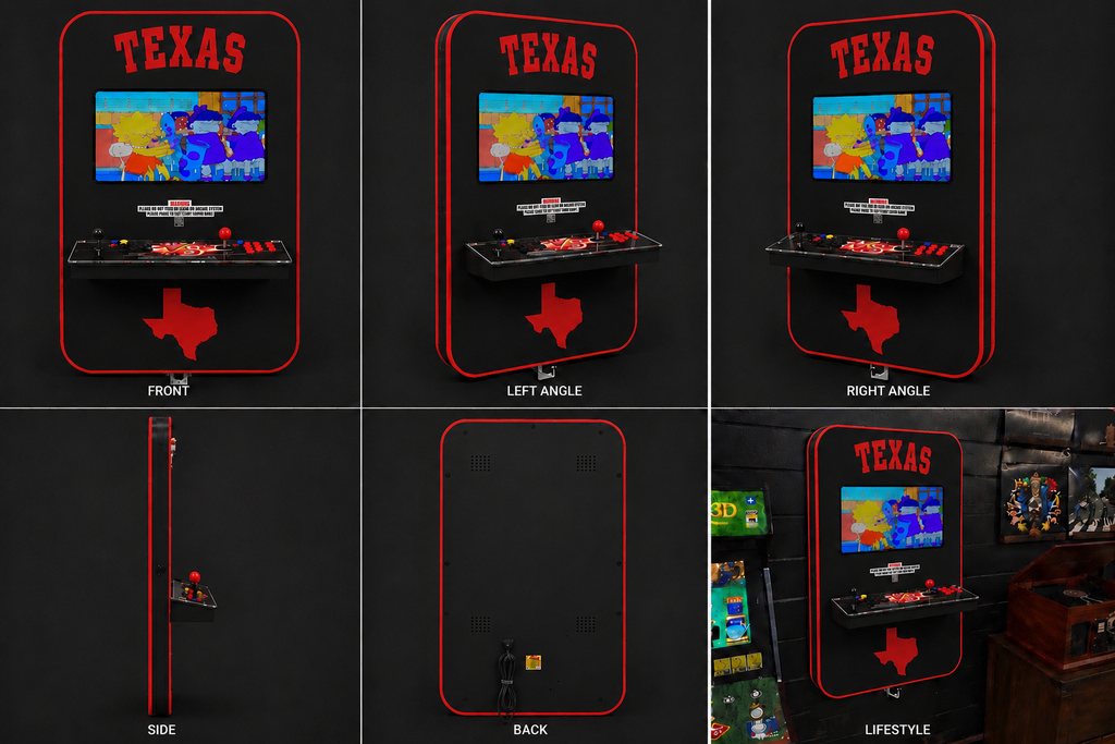 Texas Themed Wall Arcade