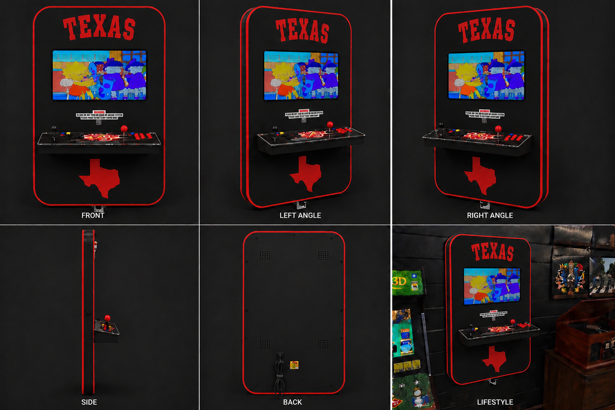 Texas Themed Wall Arcade