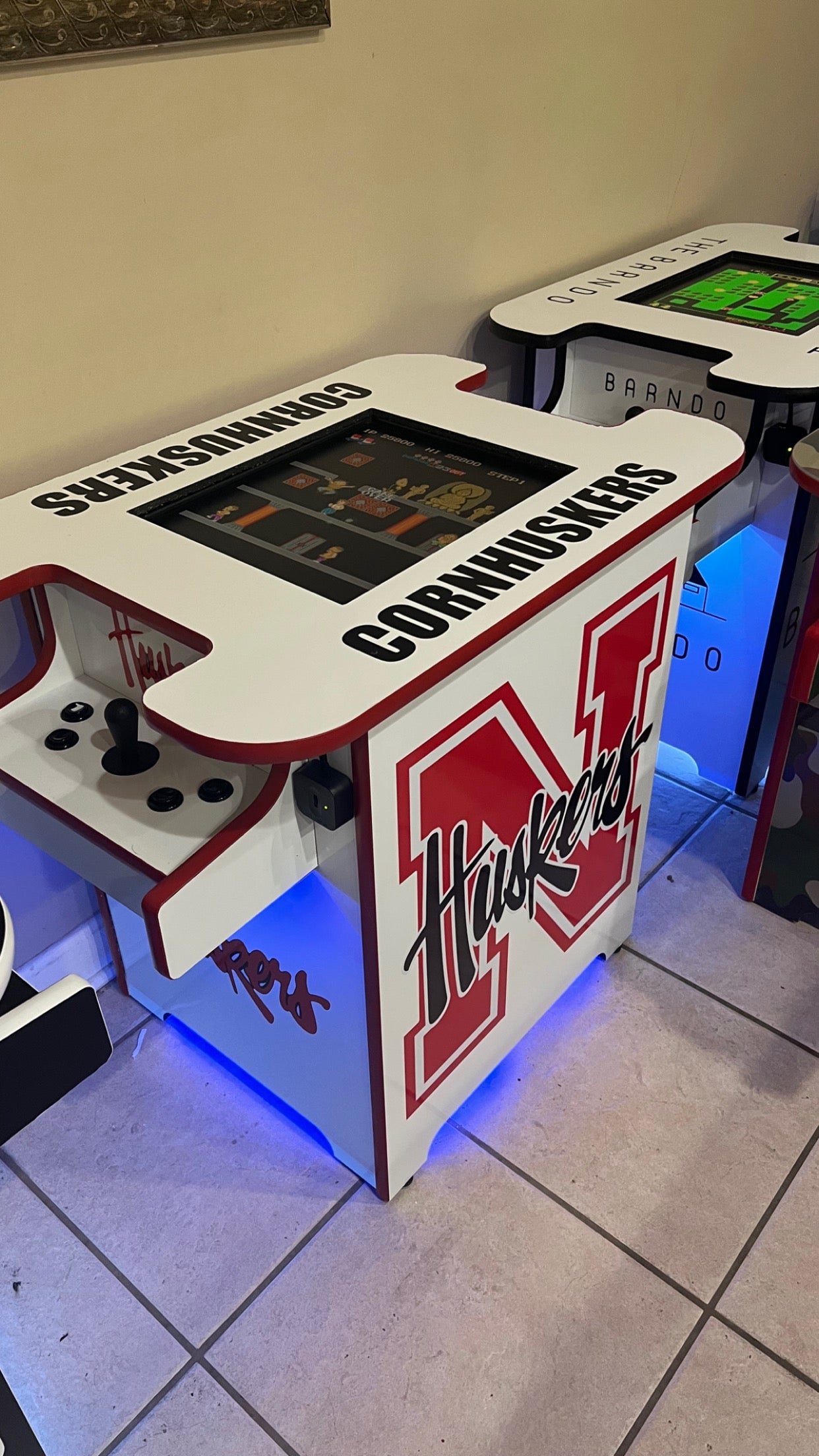 Nebraska Cornhuskers Cocktail Arcade