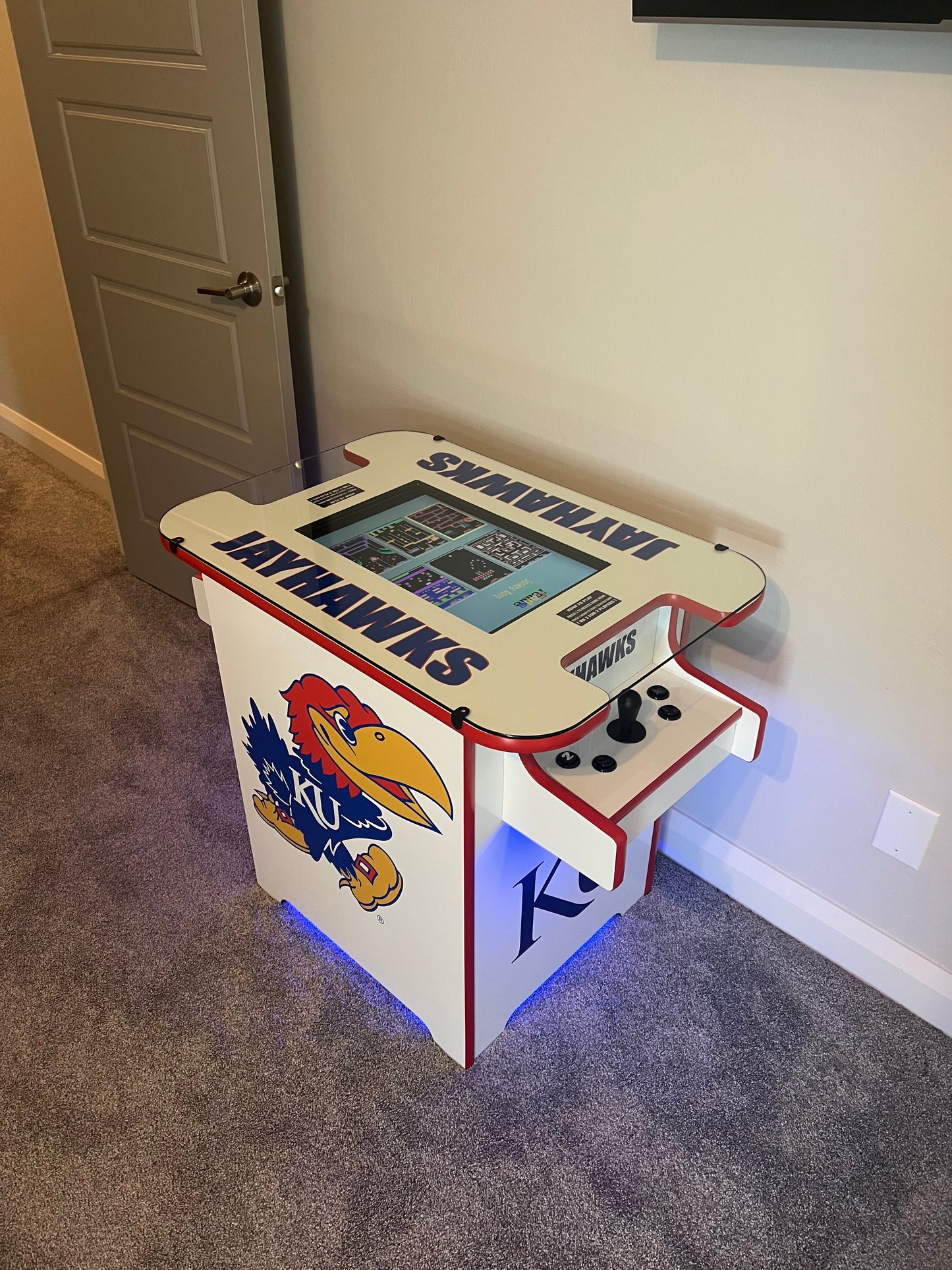 Kansas JayHawks Cocktail Arcade