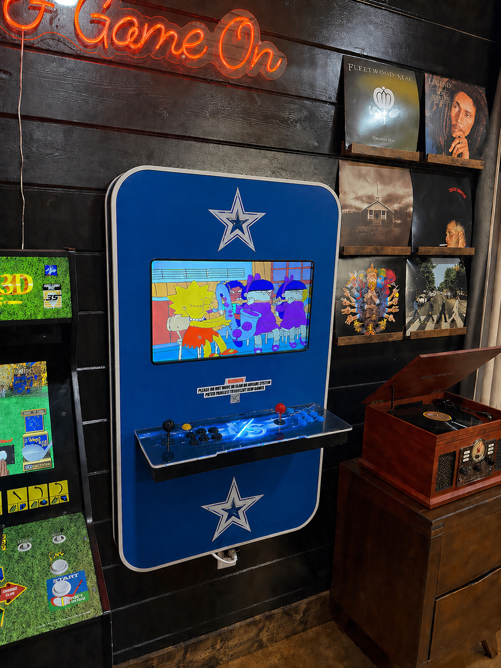 Texas Themed Wall Arcade