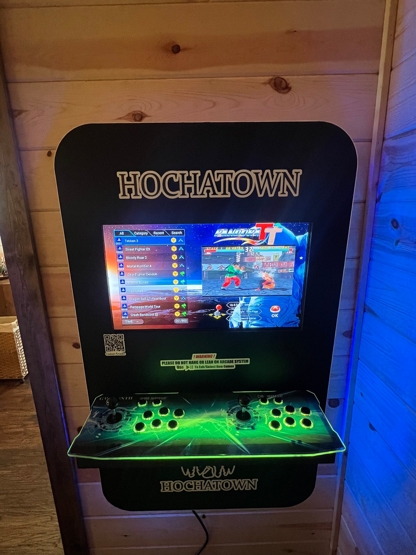 Hochatown Wall Mounted Arcade