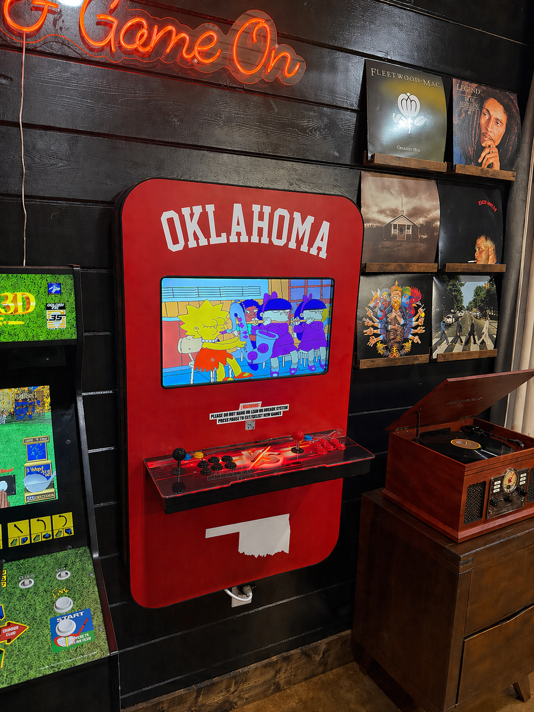 Oklahoma Themed Wall Arcade
