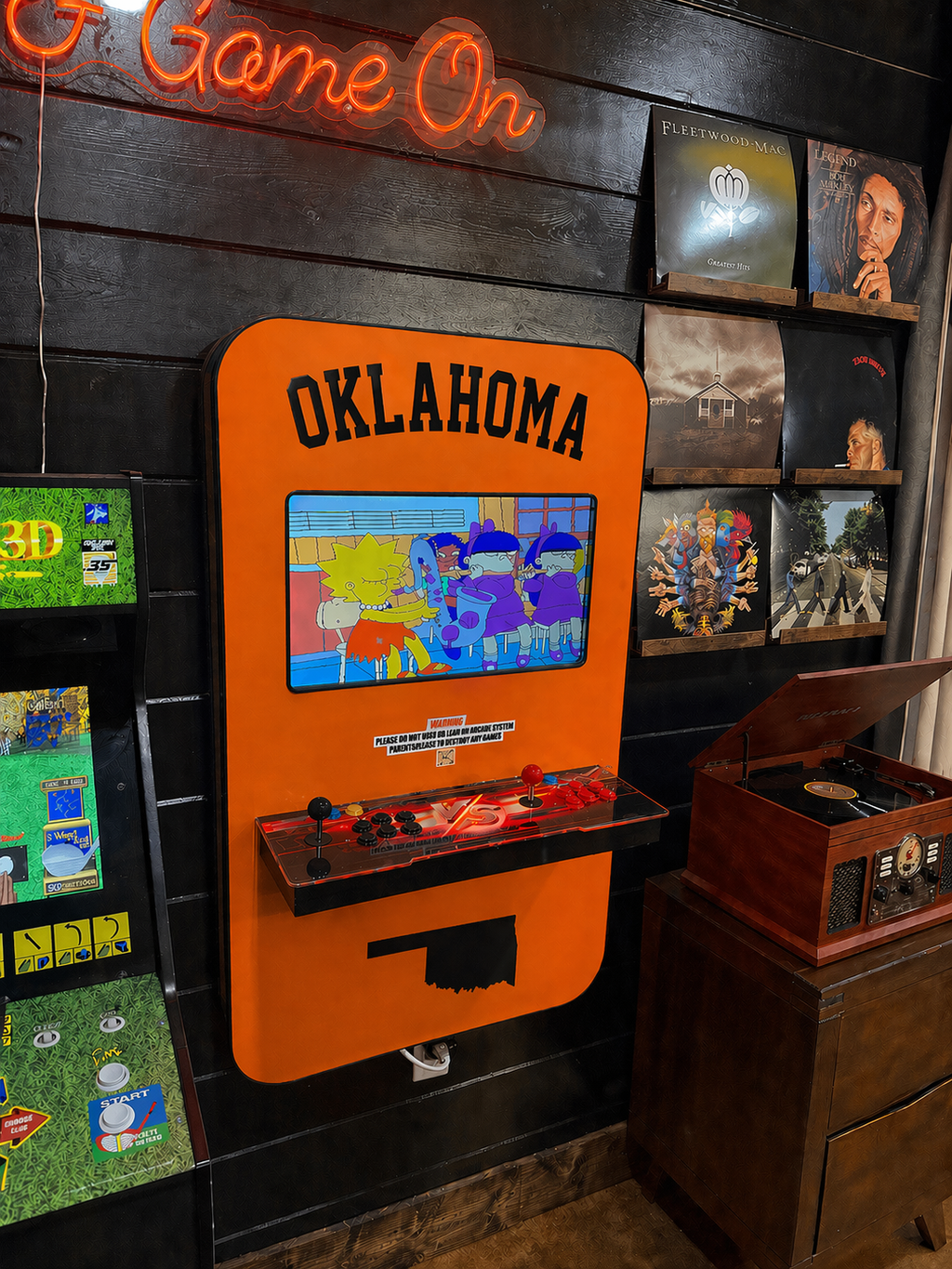 Oklahoma Themed Wall Arcade
