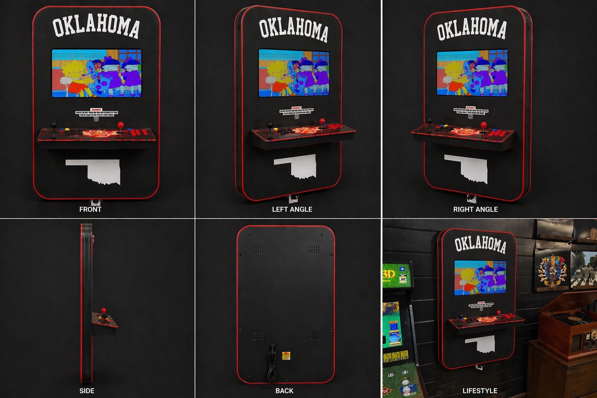 Oklahoma Themed Wall Arcade