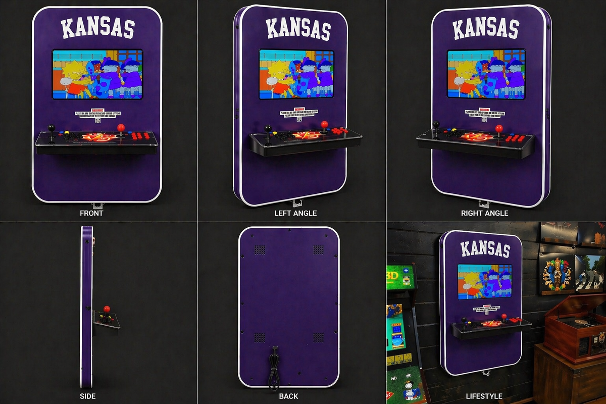 Kansas Themed Wall Arcade