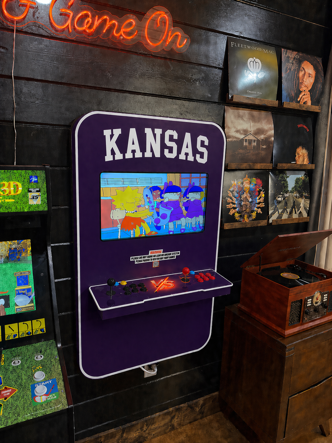 Kansas Themed Wall Arcade