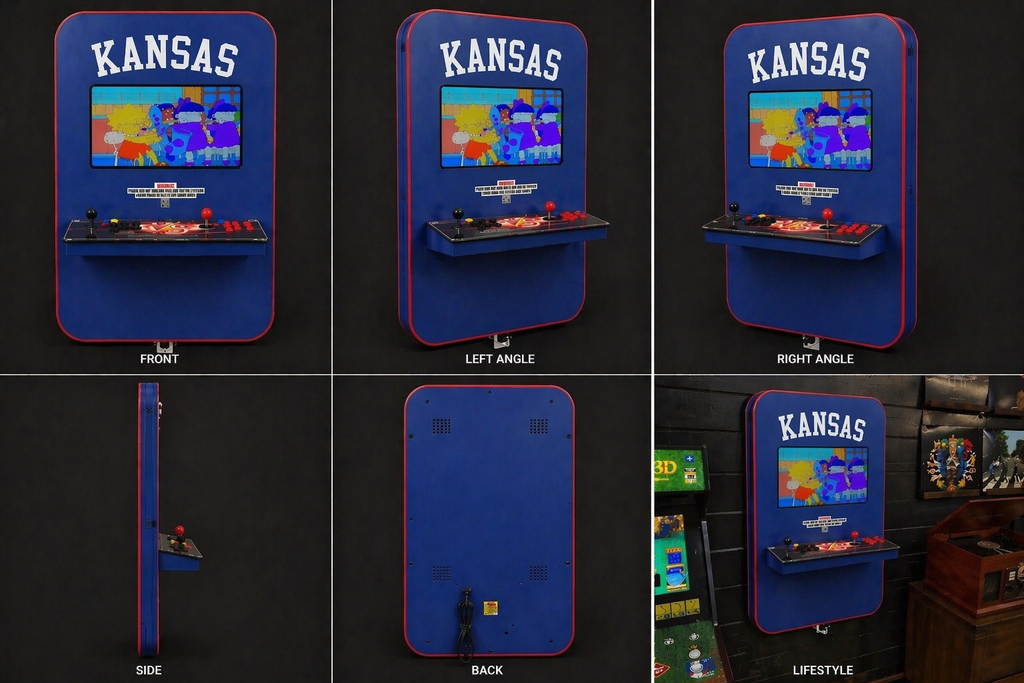 Kansas Themed Wall Arcade