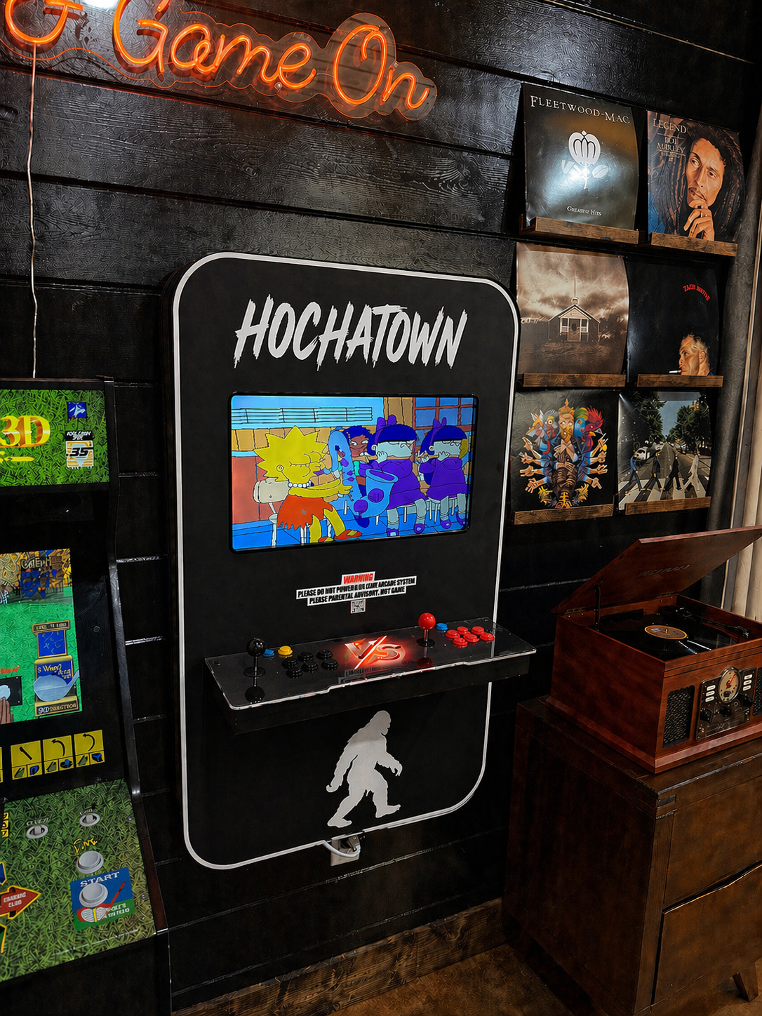 Hochatown Wall Mounted Arcade