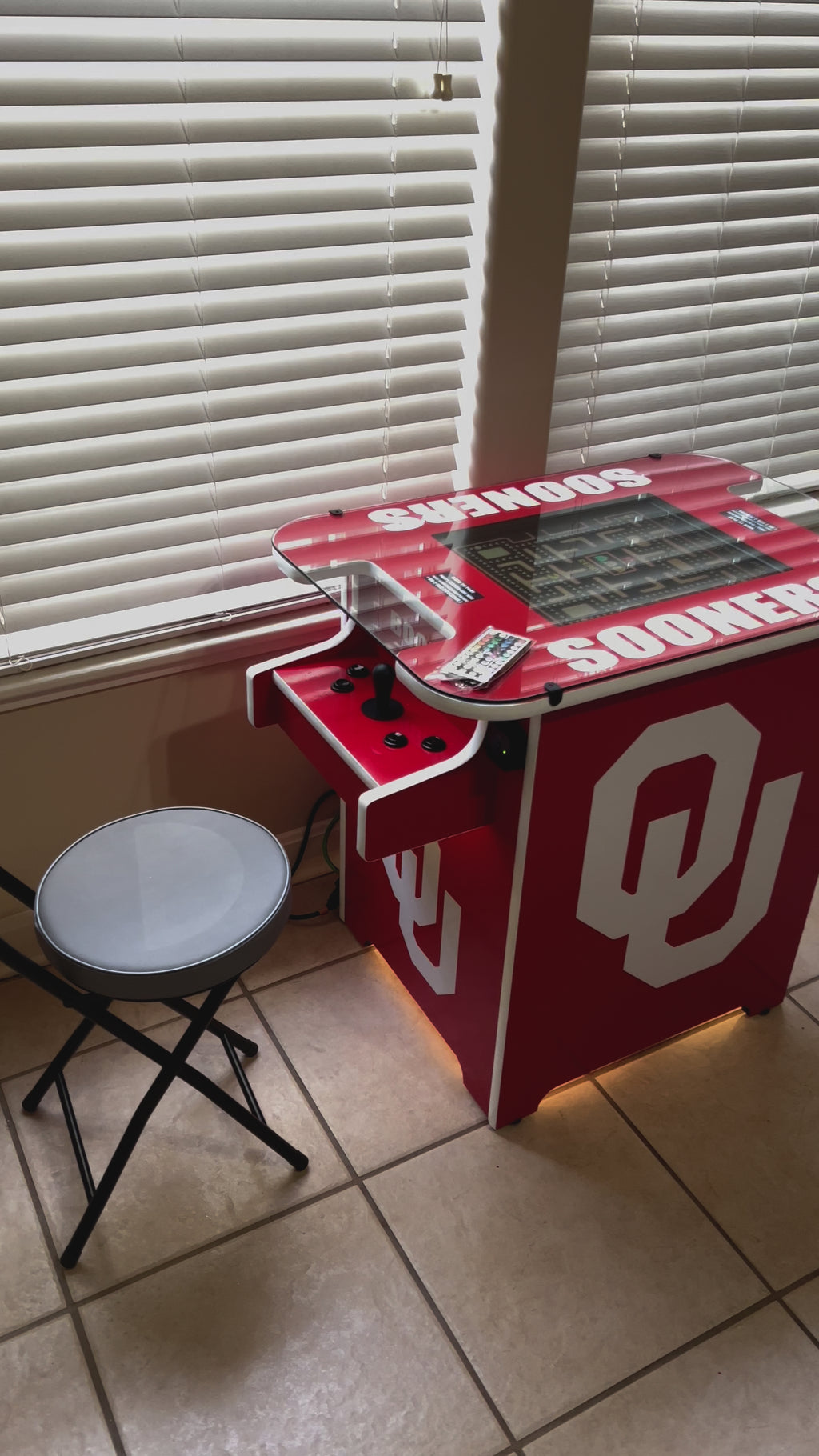 Oklahoma Sooners Cocktail Arcade
