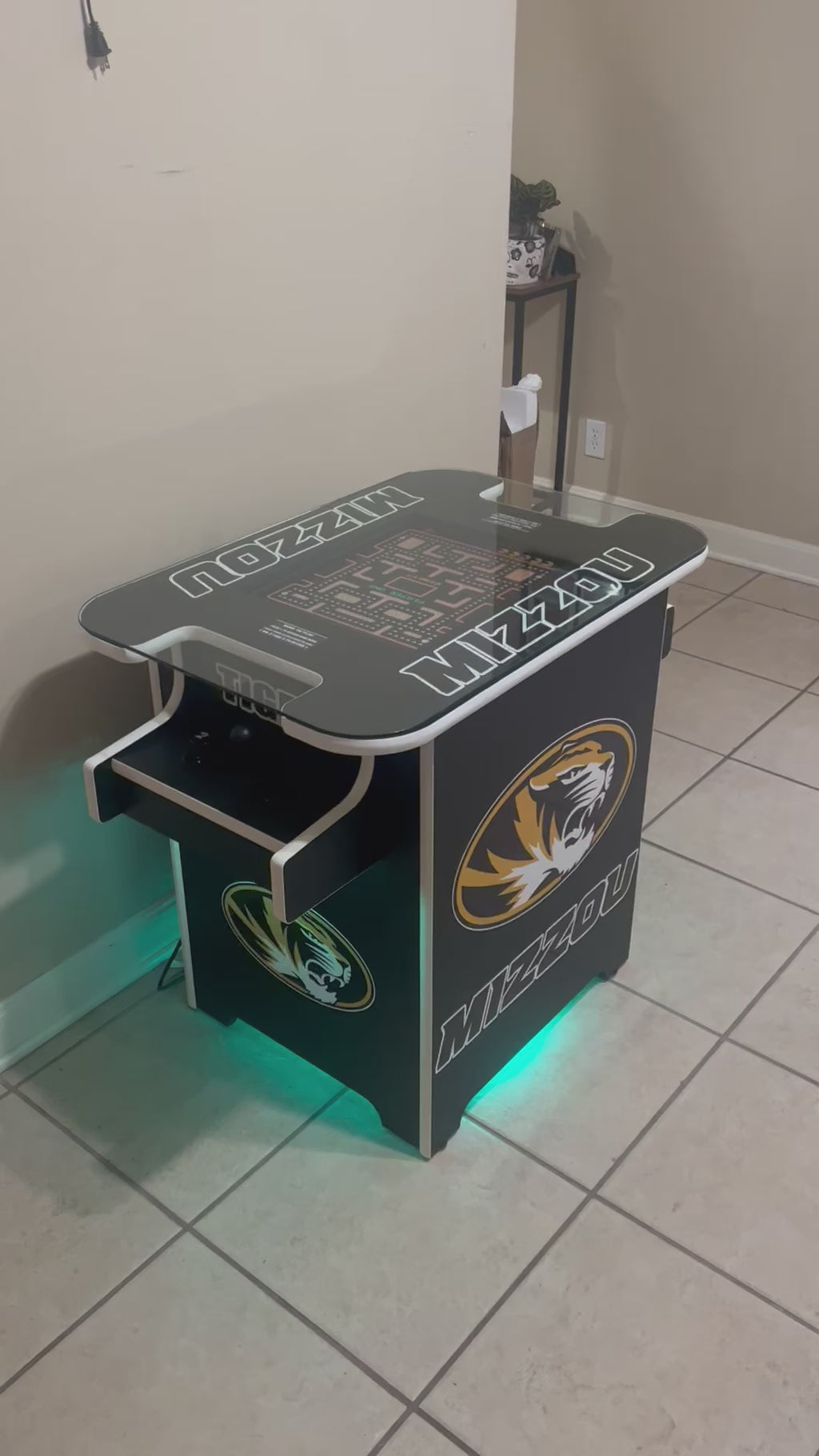 Mizzou Tigers Cocktail Arcade
