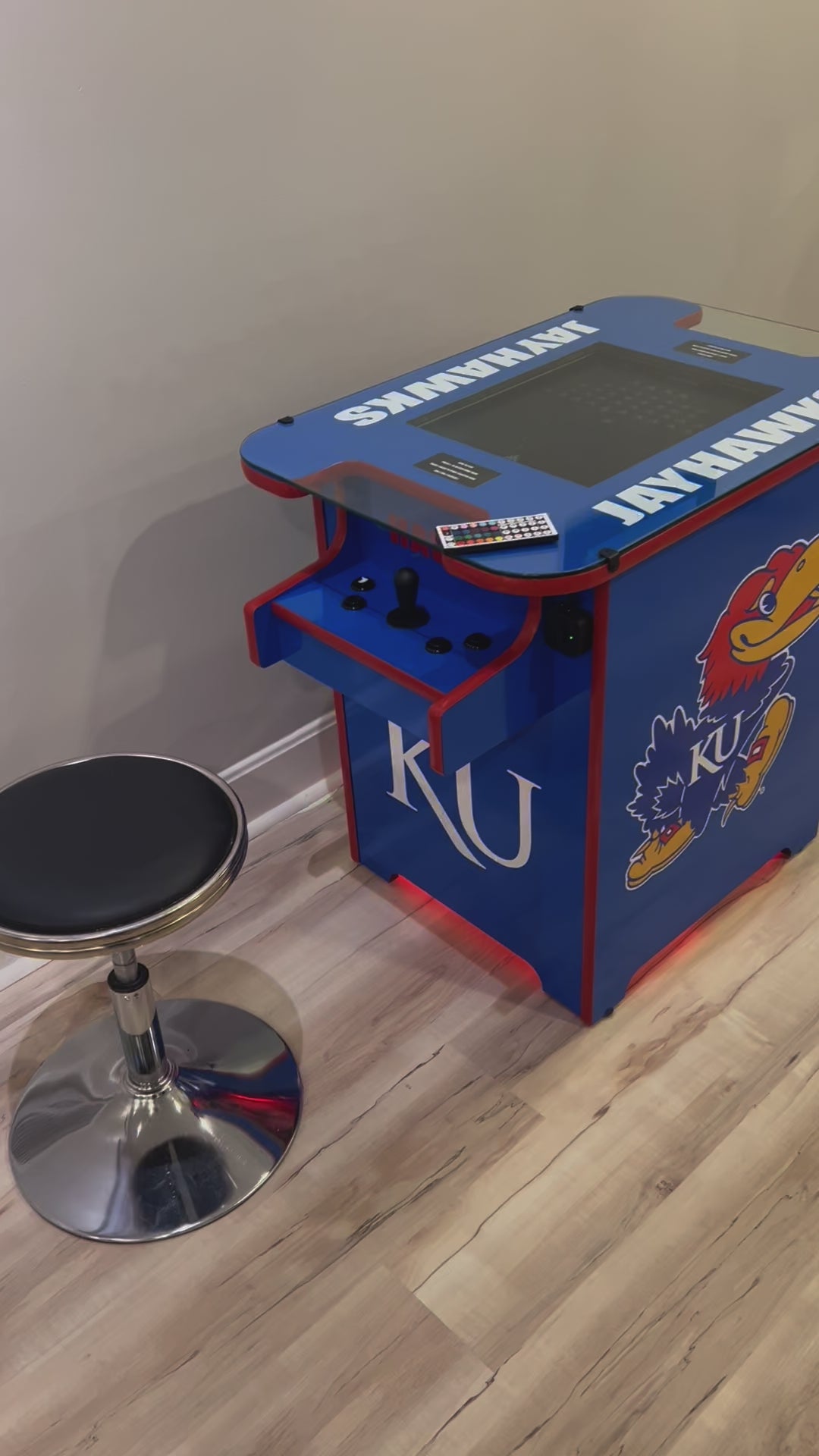 Kansas JayHawks Cocktail Arcade